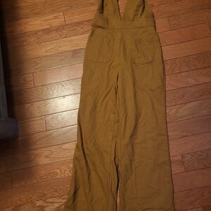 Sincerely Jules Mustard Jumpsuit Juniors Size S